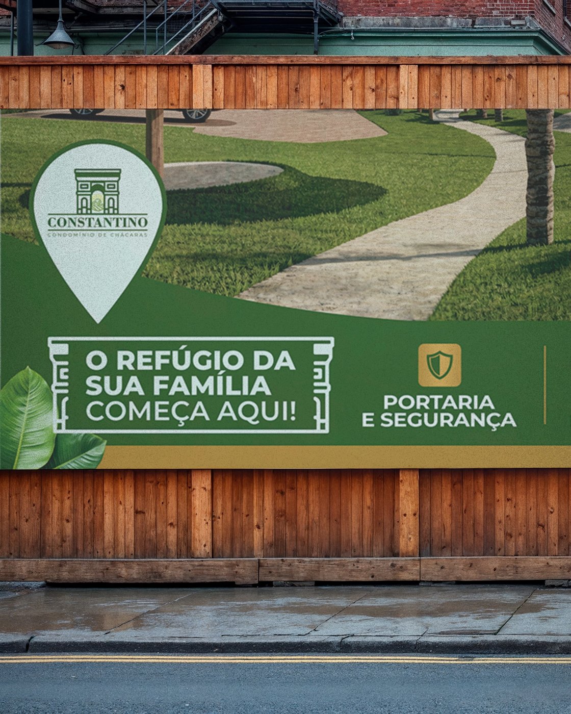 Constantino — Sinalização de empreendimento